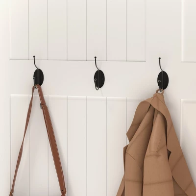 FURNIinspire Hall Trees Standing Clothes Rack Coat Rack Entryway Bench With Shoe Storage, 5 Hooks, Entryway Organizer, White, 13.4"*37.8"*70.9" 5 FURNIinspire Hall Trees Standing Clothes Rack Coat Rack Entryway Bench With Shoe Storage, 5 Hooks, Entryway Organizer, White, 13.4"*37.8"*70.9" - Image 3