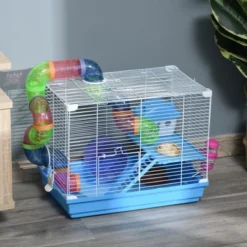 FURNIinspire 2-Tier Hamster Cage With Wheel And Water Bottle,19"*11.75"*14.5" -Home Haven Furniture Store GUEST c20e3f12 f835 4378 a87a 5c7c7adbf383