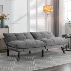 FURNIinspire Convertible Folding Modern Sofa Bed, Light Grey, 67"*16"*32" 9 FURNIinspire Convertible Folding Modern Sofa Bed, Light Grey, 67"*16"*32" -Home Haven Furniture Store GUEST c4e64afa 4321 4500 bb85 57a5eb91d85e