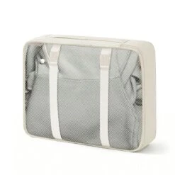 FURNIinspire Bag And Luggage Sets 20 Inch Luggage Set, Lightweight Checked Suitcase With 2 Mesh Bag Travel Business, Blue, 8.3"*13.6"*21.5"