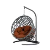 FURNIinspire Pet Beds Cat Swing Bed With Stand, Cushion, Rattan Wicker Cat Egg Chair, Indoor Cooling Pet Bed Dog Bed, Brown, 19.3"*19.3"*28.7" -Home Haven Furniture Store GUEST c744ad19 b29d 41eb add0 f639d04a34d3