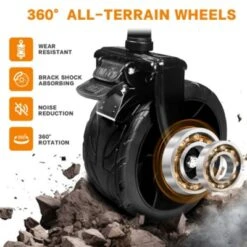 FURNIinspire Outdoor Serving Carts Collapsible Wagon 140L Wagons Carts Foldable For All-Terrain With Brake For Camping Beach, Black, 44.9"*20"*46.8" 10 FURNIinspire Outdoor Serving Carts Collapsible Wagon 140L Wagons Carts Foldable For All-Terrain With Brake For Camping Beach, Black, 44.9"*20"*46.8" -Home Haven Furniture Store GUEST c8c6e282 e7cf 4e94 bf35 b270d2fac128