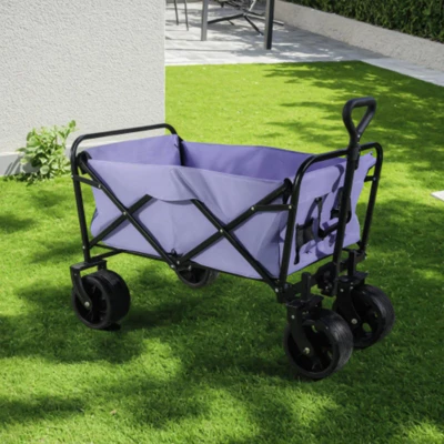FURNIinspire Outdoor Serving Carts 220Lbs Collapsible Folding Beach Wagon Cart Wagons Carts Heavy Duty Foldable, Purple, 35.43"*23.47"*22.44" 3 FURNIinspire Outdoor Serving Carts 220Lbs Collapsible Folding Beach Wagon Cart Wagons Carts Heavy Duty Foldable, Purple, 35.43"*23.47"*22.44"