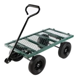 FURNIinspire Wheelbarrows And Lawn Carts Solid Wheels Tools Cart Wagon Cart, Metal Lawn Cart For Picnic, Shopping, Green, 37“*19"*45" 9 FURNIinspire Wheelbarrows And Lawn Carts Solid Wheels Tools Cart Wagon Cart, Metal Lawn Cart For Picnic, Shopping, Green, 37“*19"*45" -Home Haven Furniture Store GUEST ce3bd8cc 521f 4aba a809 c3779f338a37