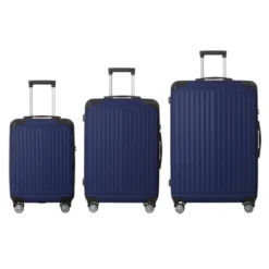 FURNIinspire Bag And Luggage Sets 3 Size Luggage Suitcases With Wheels, Hard Rolling Suitcase Set For Travel Business, Blue, 20.87"*11.81"*30.31" -Home Haven Furniture Store GUEST d27928f3 0589 4e6e 9a11 c66bf44010f3