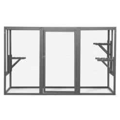 FURNIinspire Pet Crates And Houses, Cat Cage, Perfect Size For Small Cats, Gray, 72.1"*31.7"*44.6" -Home Haven Furniture Store GUEST d6461468 331e 454f 97d3 14f207129812
