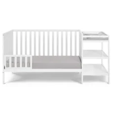 FURNIinspire Cribs Convertible Crib Baby Crib Baby Bed, Toddler Crib Changer Combo, 3 In 1 Crib Nursery Cribs For Bedroom, White, 71.5"*29.75"*35" 10 FURNIinspire Cribs Convertible Crib Baby Crib Baby Bed, Toddler Crib Changer Combo, 3 In 1 Crib Nursery Cribs For Bedroom, White, 71.5"*29.75"*35" -Home Haven Furniture Store GUEST d763166e f7ec 4565 b3be 099fc157a278