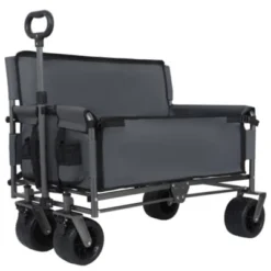 FURNIinspire Outdoor Serving Carts 3-in-1 Convertible Folding Wagon Cart Bench Seat Storage 500lbs Heavy-Duty Utility Wagon, Gray, 37"*24.02"*40.94" 11 FURNIinspire Outdoor Serving Carts 3-in-1 Convertible Folding Wagon Cart Bench Seat Storage 500lbs Heavy-Duty Utility Wagon, Gray, 37"*24.02"*40.94" -Home Haven Furniture Store GUEST d7df6d89 22fc 4f5f 8cfc 066d430cc55f