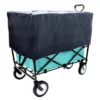 FURNIinspire Outdoor Serving Carts 360lbs Foldable Wagon Cart Beach Wagon Utility Cart Wagon Grocery Cart For Fishing, Blue, 35.04"*21.65"*38.98" -Home Haven Furniture Store GUEST d860a59b 7b5f 4ffc a2b5 ae813bf8d36e
