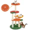 FURNIinspire Pet Tower Cute Cat Tree Fruit Style Cat Tower, Cat Climbing Tower, Indoor Pet Activity Center, Multicolored, 19"*19"*39" -Home Haven Furniture Store GUEST db297aa8 463a 4d4c 9d64 2c96d5a31715