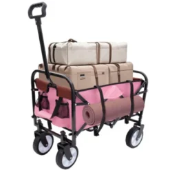FURNIinspire Outdoor Serving Carts Fish 250L Collapsible Wagon Beach Wagon With Big Wheels For Camping, Sports, Pink, 25.98"*17.32"*37.4" 10 FURNIinspire Outdoor Serving Carts Fish 250L Collapsible Wagon Beach Wagon With Big Wheels For Camping, Sports, Pink, 25.98"*17.32"*37.4" -Home Haven Furniture Store GUEST dc280feb e4e4 49ca 892e bc3e34a785d1