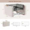 FURNIinspire Outdoor Grills, Griddles And Smokers Professional Foldable Dual Surface Charcoal Grill For BBQ System Outdoor, Beige, 16.33"*4.82"*12.8" -Home Haven Furniture Store GUEST dce13609 e0eb 4176 a4f9 f8388f7e5750