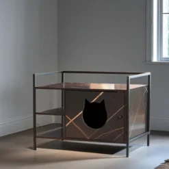 FURNIinspire Cat Litter Box Furniture With A Barn Door Hidden Litter Box With Open Storage Spaces,30.3"*21.2"*23.2" 10 FURNIinspire Cat Litter Box Furniture With A Barn Door Hidden Litter Box With Open Storage Spaces,30.3"*21.2"*23.2" -Home Haven Furniture Store GUEST df42bcde 5c61 4838 9615 755584979102