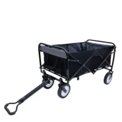 FURNIinspire Outdoor Serving Carts 360lbs Foldable Wagon Cart Beach Wagon Utility Cart Wagon Grocery Cart For Fishing, Black, 35.04"*21.65"*38.98" -Home Haven Furniture Store GUEST df9154bc 9e40 469c b3ec 0a26d195ab80