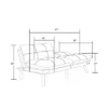 FURNIinspire Convertible Folding Modern Sofa Bed, Light Grey, 67"*16"*32" -Home Haven Furniture Store GUEST e13dda52 56a2 4a69 aef4 758e0daaa548
