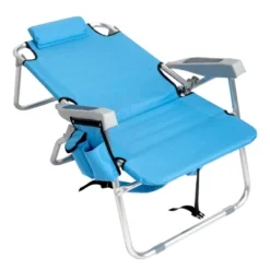 FURNIinspire Outdoor Portable Chair Adjustable Back With Extra Storage For Outdoor Adventures, Blue, 24.8"*25.6"*32.28" -Home Haven Furniture Store GUEST e2185b63 5b4d 426d b6e2 c76d052ba6d2