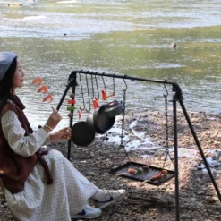 FURNIinspire Outdoor Grills, Griddles And Smokers Expedition Ready Grill System, Camp Kitchen For Wilderness Adventures, Black, 40.55"*12.99"*4.72" -Home Haven Furniture Store GUEST e2267a8b c347 41a8 a6d1 4e9dc21b92ba