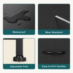 FURNIinspire Dressers 9 Drawer Fabric Tall Dresser Tower Closet Storage Chest Of Drawers For Bedroom Nursery, Black, 11.8"*39.37"*39.37" -Home Haven Furniture Store GUEST e46d4b01 da76 4d64 8a7e 9cd11824d71e