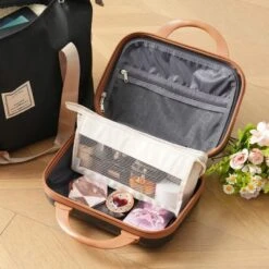 FURNIinspire Bag And Luggage Sets Hard Shell Luggage Set, Lightweight Suitcases With Wheels For Travel Business, Black, 11.8"*19.7"*30.3" -Home Haven Furniture Store GUEST ec569bc8 ef23 449d 85d8 2e5178497971