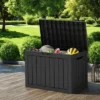 FURNIinspire Deck Boxes 45 Gallon Deck Box, Waterproof Storage Bin For Outdoor And Indoor, Storage Deck Box, All Weather Use, Black, 17“*31”*22“ -Home Haven Furniture Store GUEST f19008ac 7c62 457a 8f1e 8ef3b86473ac