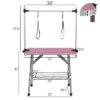 FURNIinspire Pet Grooming Tools Foldable Pet Grooming Table For Pet Large Dogs And Cats With Adjustable, Bathing Station, Pink, 38"*23.6"*65.5" -Home Haven Furniture Store GUEST f4516f0b e0df 42c4 84b8 709927138b54