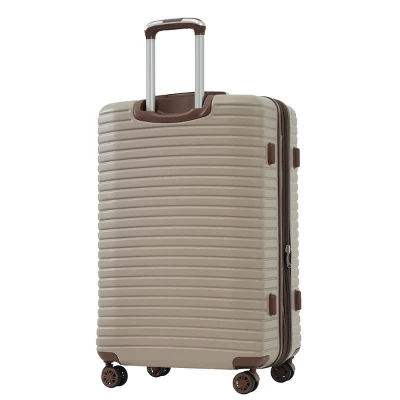 FURNIinspire Bag And Luggage Sets 4 Piece Luggage Set, Carry On Luggage Suitcase With 4 Packing Cubes, Travel Luggage, Beige, 16.69"*12.4"*29.72" 3 FURNIinspire Bag And Luggage Sets 4 Piece Luggage Set, Carry On Luggage Suitcase With 4 Packing Cubes, Travel Luggage, Beige, 16.69"*12.4"*29.72"