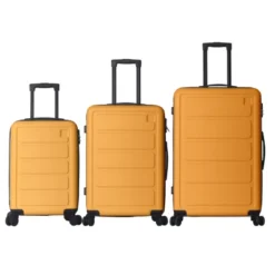 FURNIinspire Bag And Luggage Sets Hard Shell 3 Piece Suitcase Set, Travel Luggage Business Suitcases With Wheels, Yellow, 19.88"*10.63"*29.92" -Home Haven Furniture Store GUEST f50e7ef6 e0cd 42fa a7f3 1c6b4e83d39e