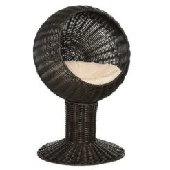 FURNIinspire Rattan Wicker Elevated Cat House Kitty Scratch House Pet Bed W/ Cushion, 17"*15.25"*26.75" -Home Haven Furniture Store GUEST f676de84 d1d6 4bf6 bf32 354006792aa5