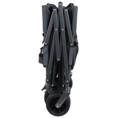 FURNIinspire Outdoor Serving Carts 3-in-1 Convertible Folding Wagon Cart Bench Seat Storage 500lbs Heavy-Duty Utility Wagon, Gray, 37"*24.02"*40.94" 6 FURNIinspire Outdoor Serving Carts 3-in-1 Convertible Folding Wagon Cart Bench Seat Storage 500lbs Heavy-Duty Utility Wagon, Gray, 37"*24.02"*40.94" - Image 4