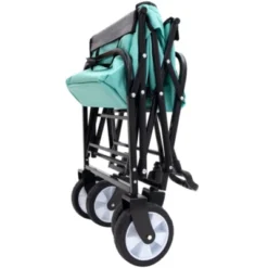 FURNIinspire Outdoor Serving Carts Fish 250L Collapsible Wagon Beach Wagon With Big Wheels For Camping, Sports, Blue, 25.98"*17.32"*37.4" -Home Haven Furniture Store GUEST fa1a5655 a1bc 47c1 9ece 23f0e181e74b